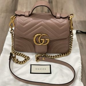 Gucci GG Marmont mini top handle bag